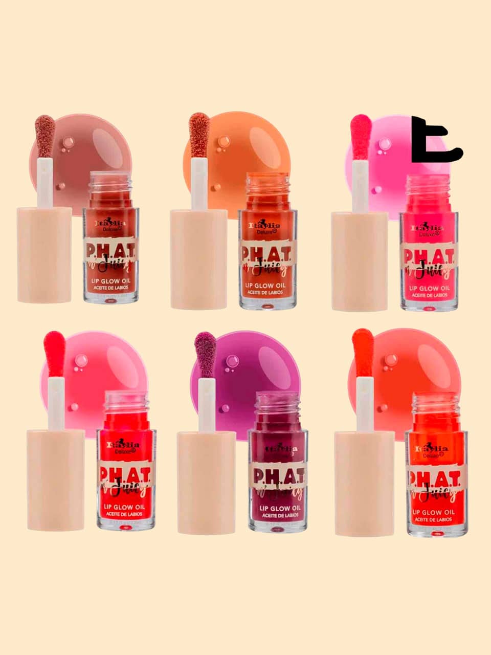 Italia deluxe lip glow oil varios